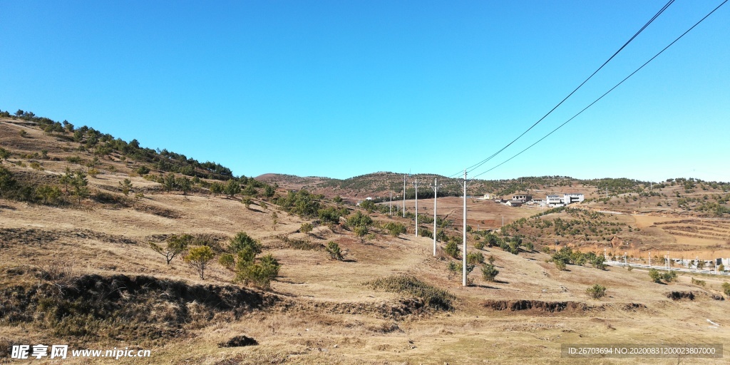 大山乡村电缆建筑图片