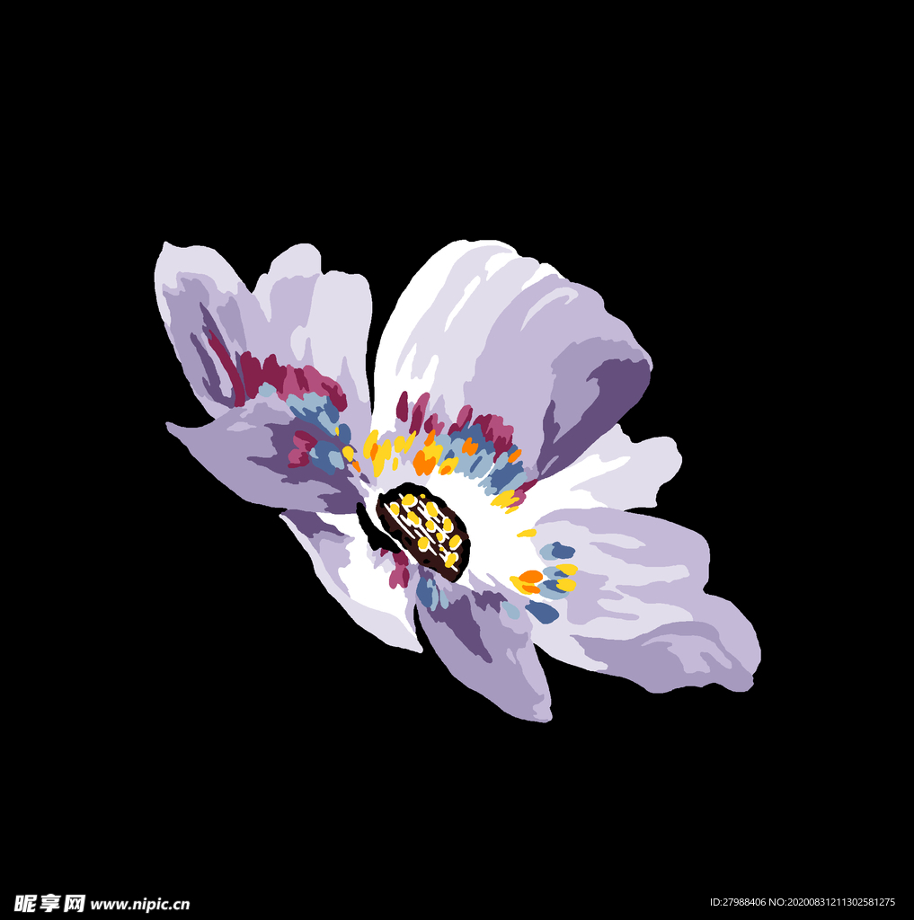 手绘花卉