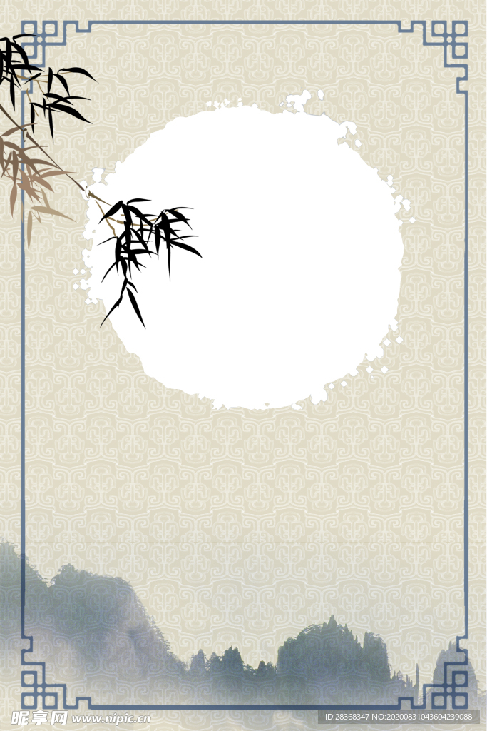 复古中式背景