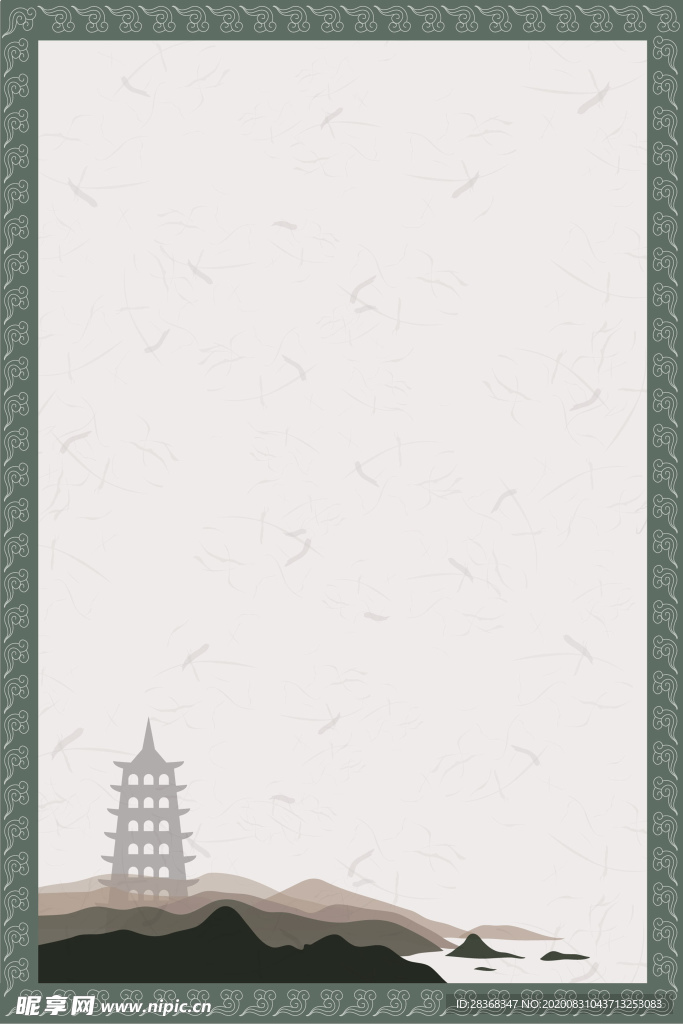 复古中式背景