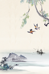 复古中式背景