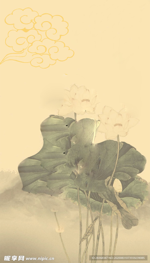 复古中式背景