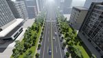 城市道路效果图