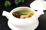 菌肉汁炖辽参