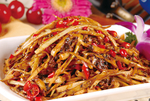 梅菜炒野山菌