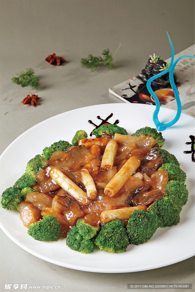 大葱烧黄玉参