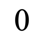 数字0图片