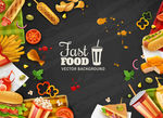 西式餐饮食物海报