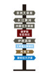 导向牌