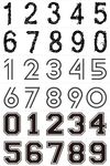 卡通数字