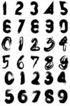 卡通数字