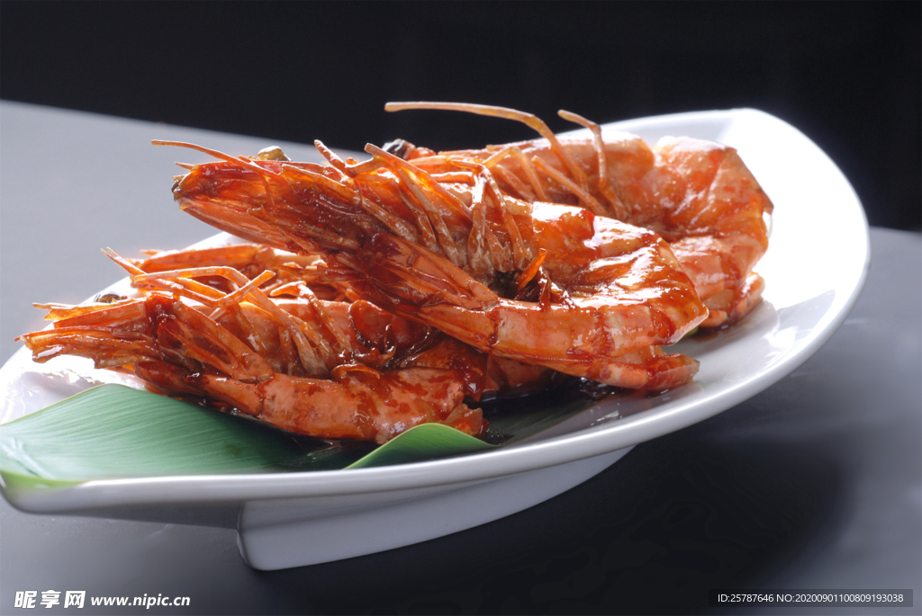 香煎鱼露大虾