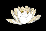 线条莲花