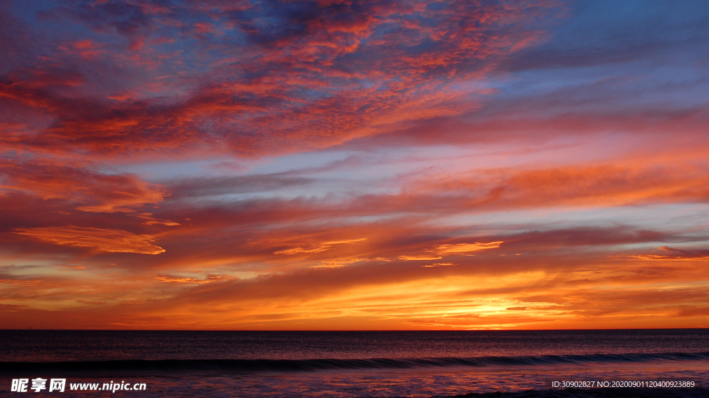 海边夕阳