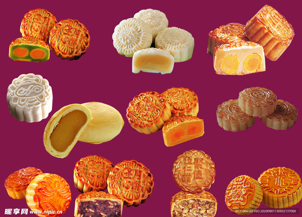 月饼素材图片