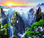 山水画