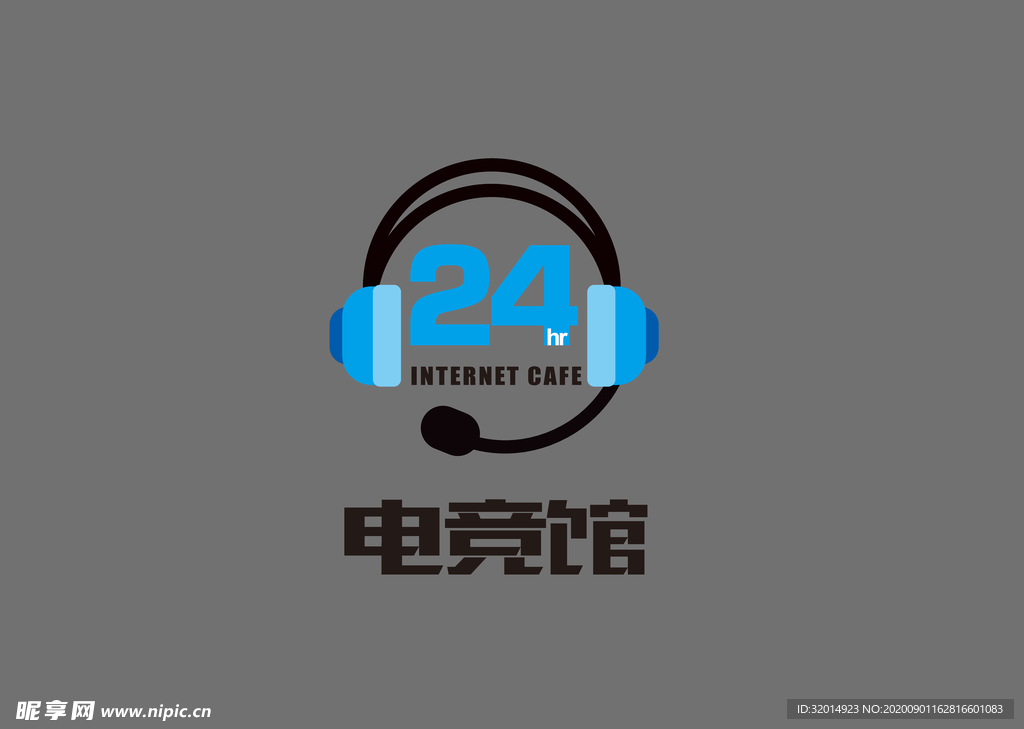 电竞logo 耳麦