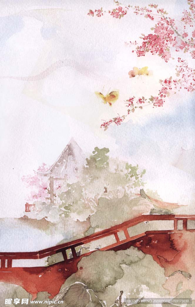 水彩背景