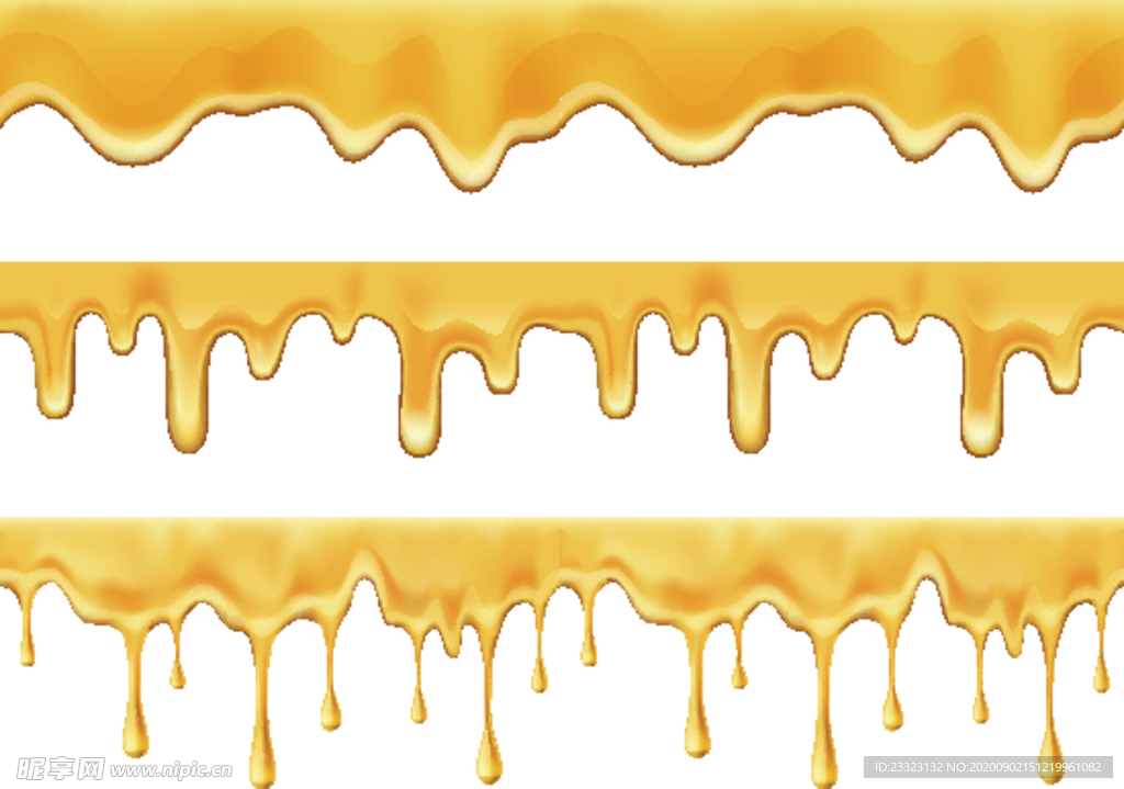 粘稠滴状的蜂蜜