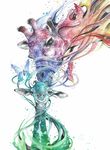 插画师梦幻主义色彩的水彩画作品