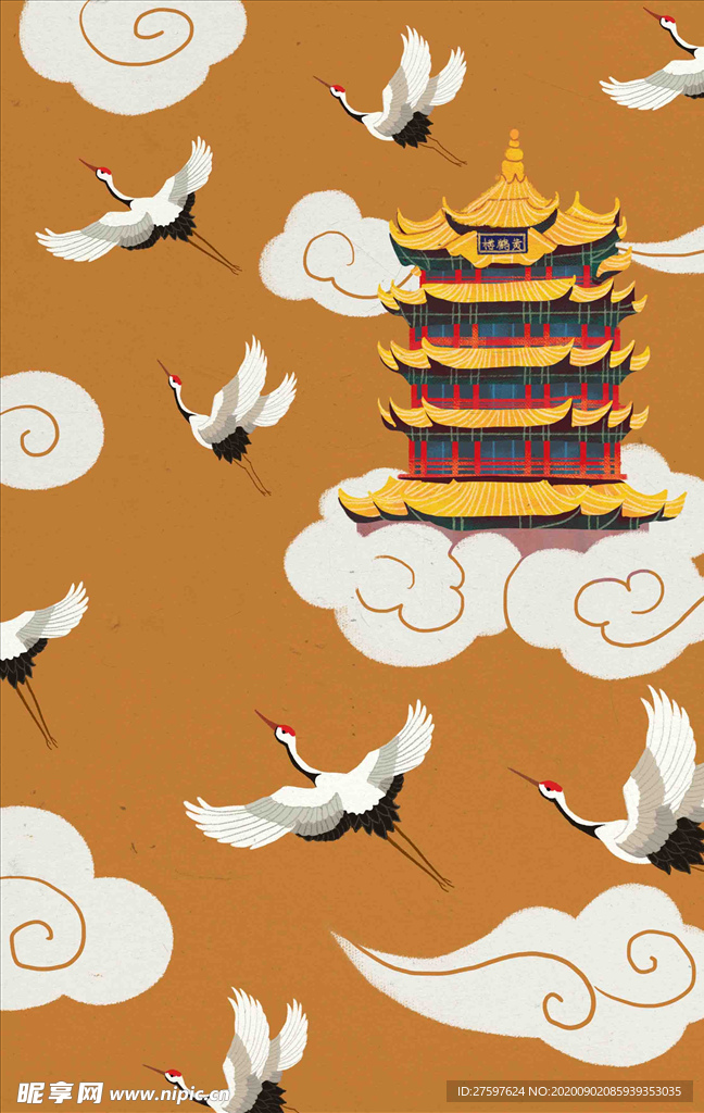 国潮插画