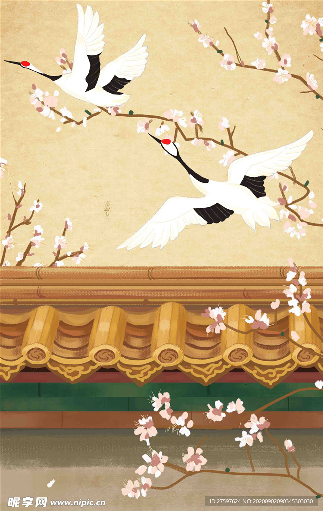 国潮插画