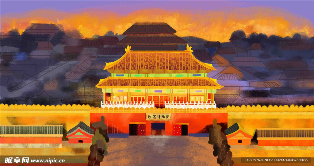 国潮插画