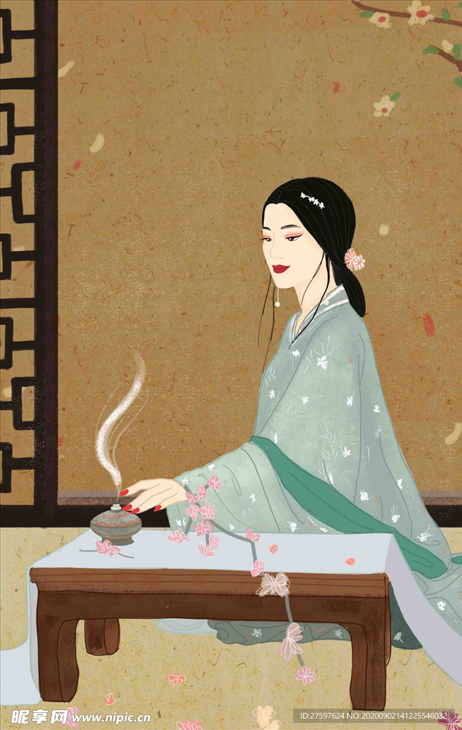 国潮插画