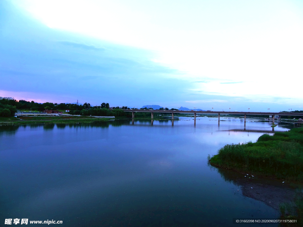 平山县冶河风景