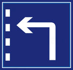 左转车道