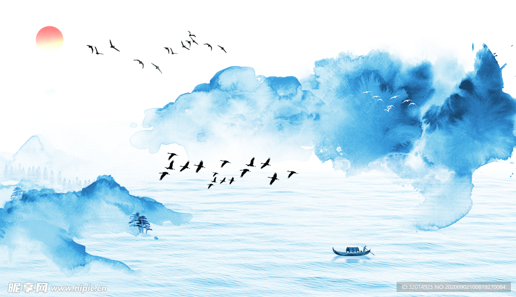 意境山水画