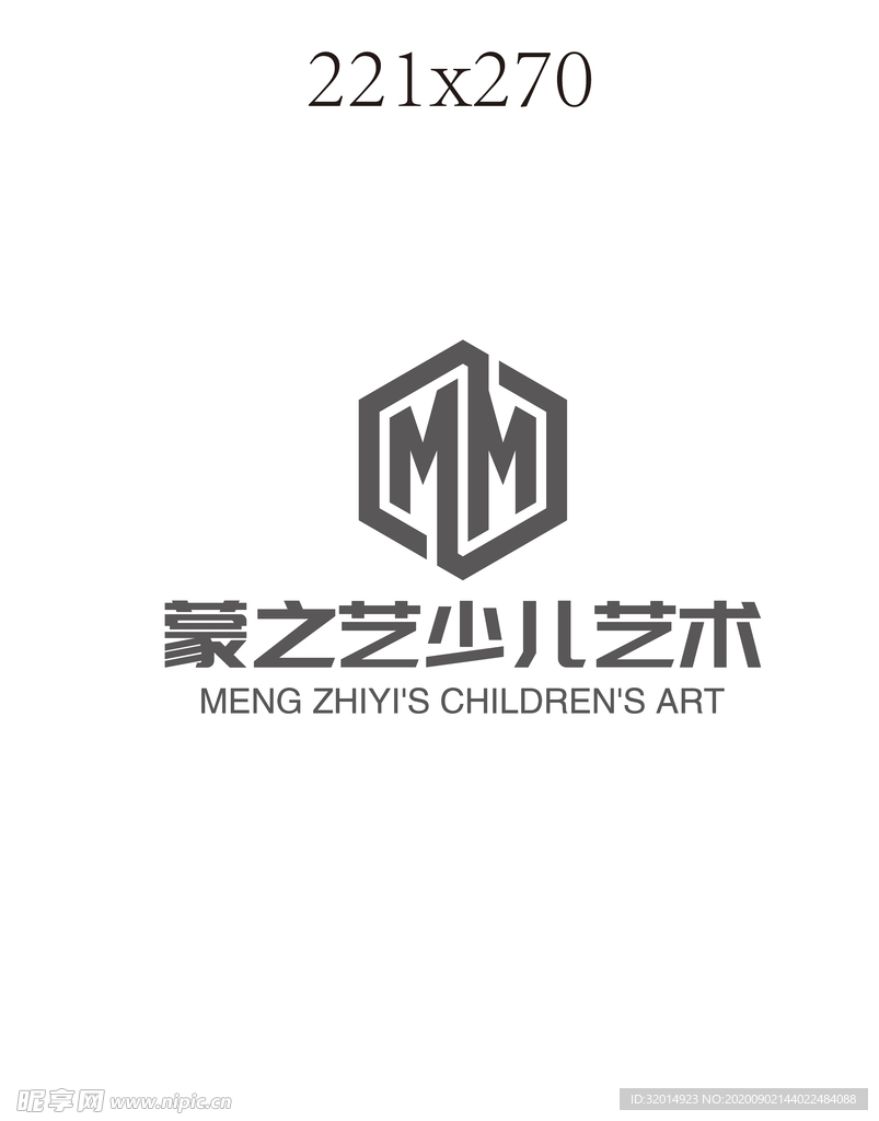 蒙之艺少儿艺术logo