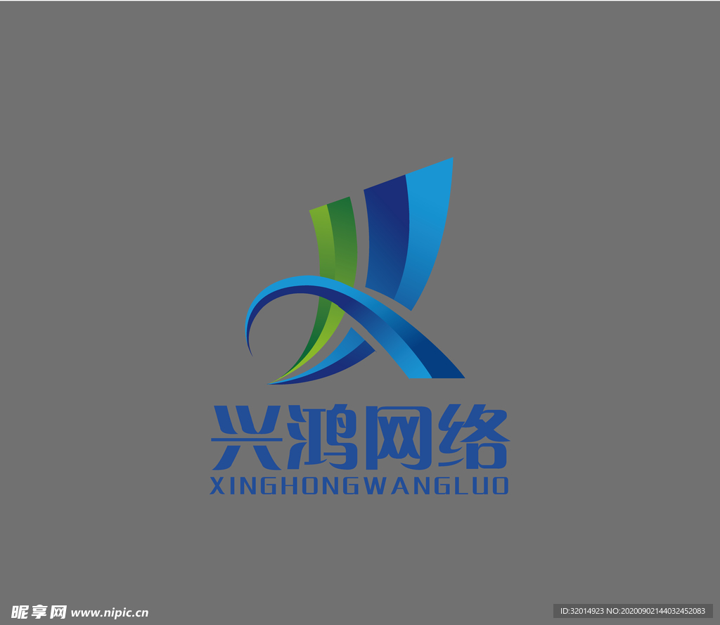 兴鸿网络logo