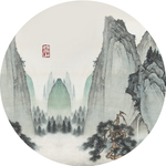 中国山水装饰画