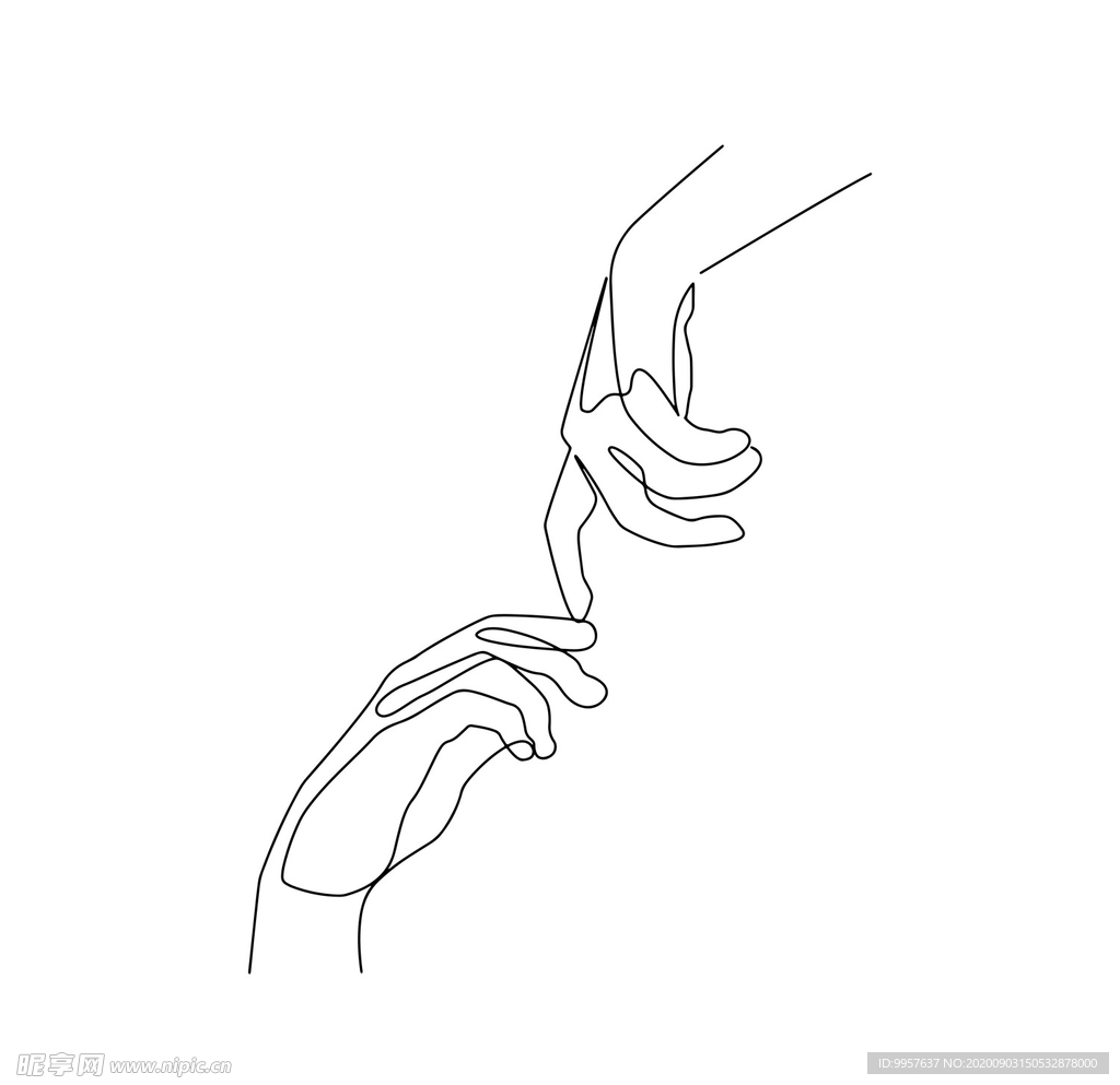 婚礼线条logo8