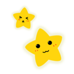 可爱卡通星星星空