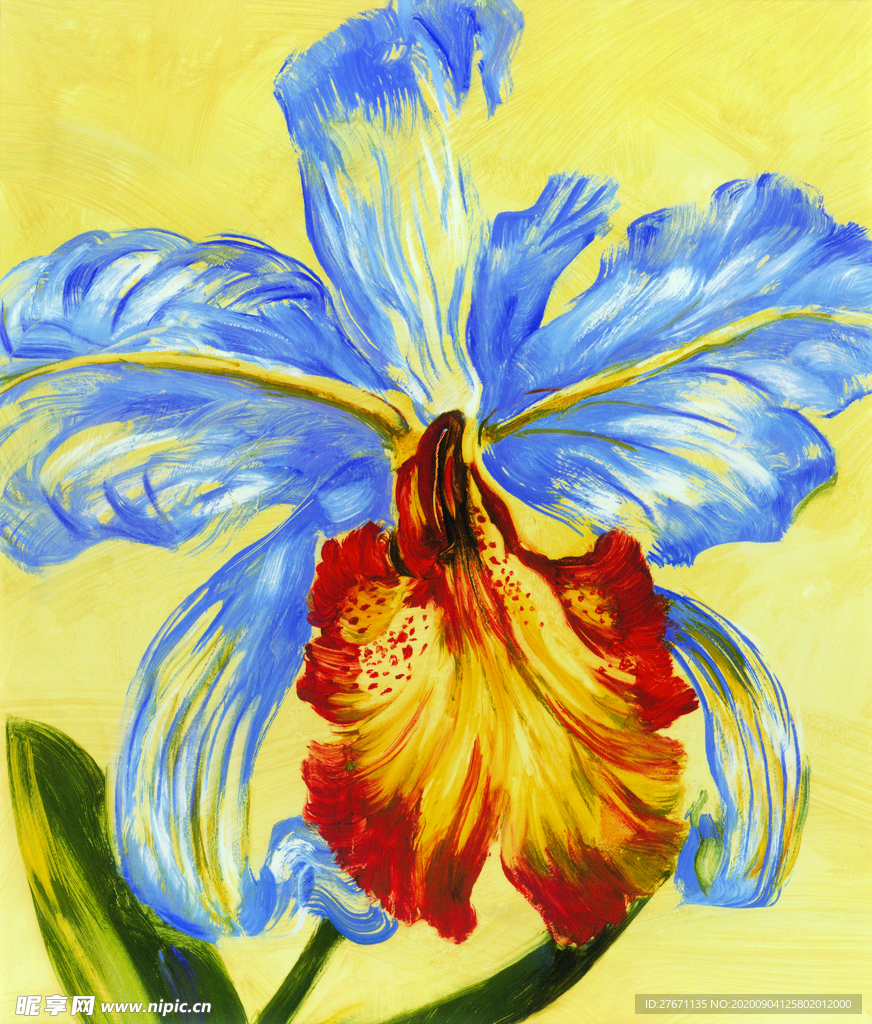 美式花卉复古装饰画