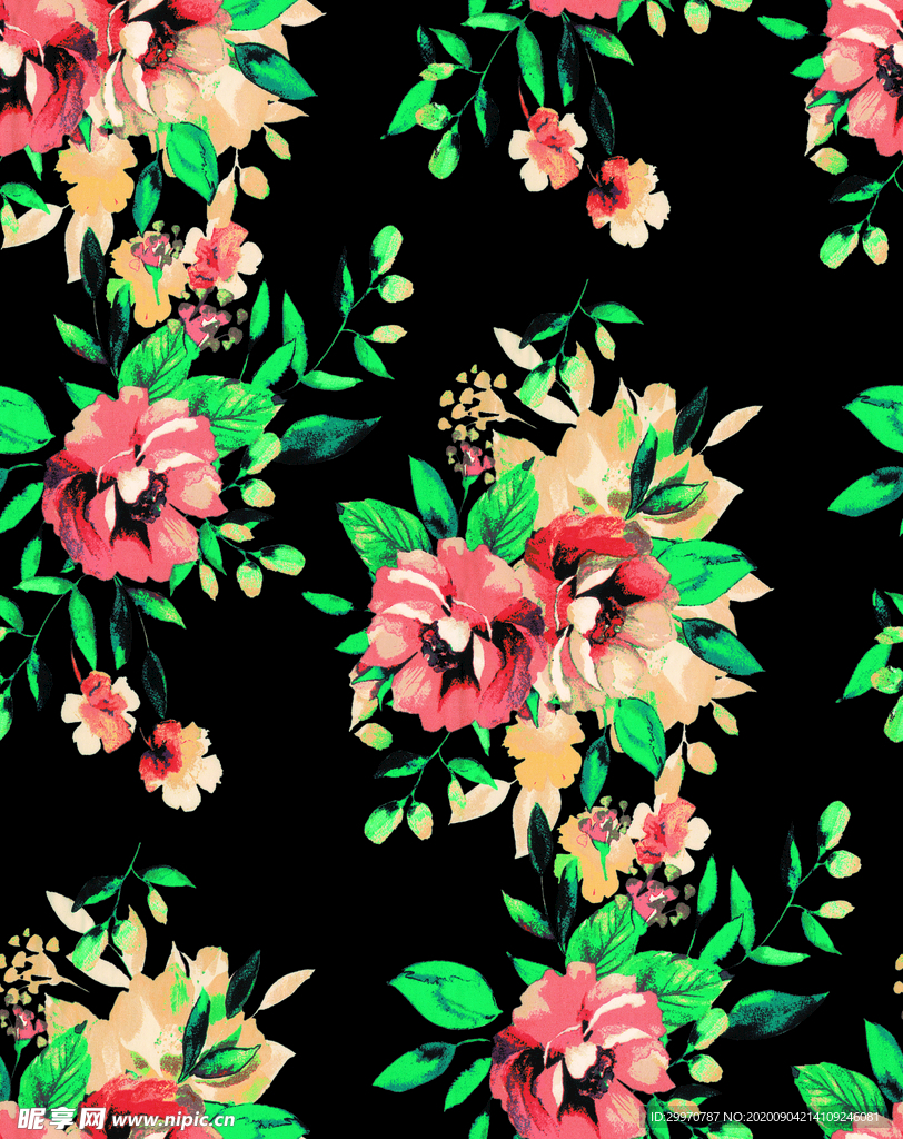 手绘花