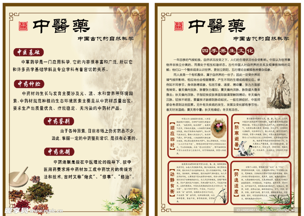 中医药展板