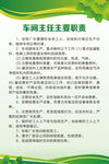 车间主任主要职责