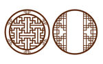 中国古典窗户花纹素材