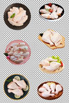 鸡腿肉鸡中翅