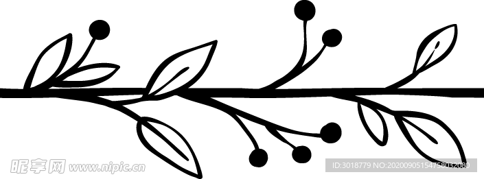 透明树叶