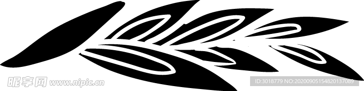 透明树叶