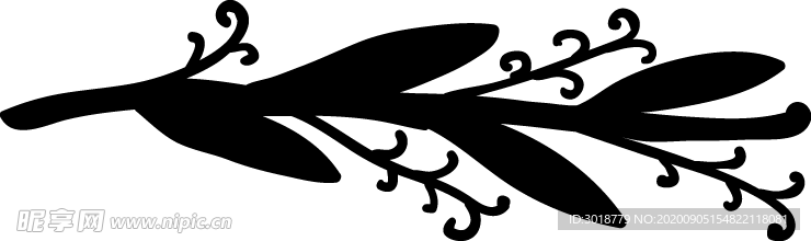 透明树叶
