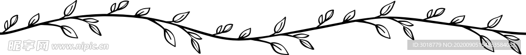 透明树叶