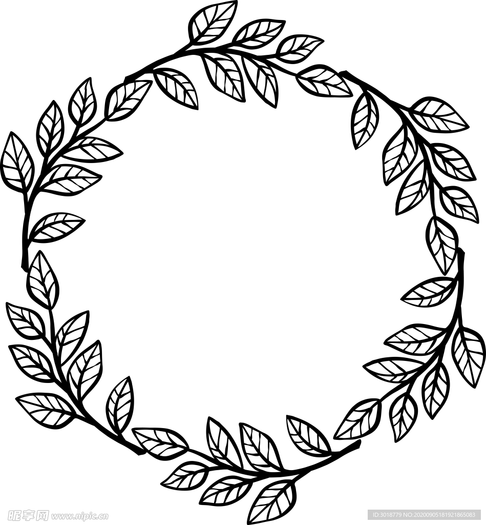 圆形花环