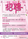 海报 美容招聘海报图片