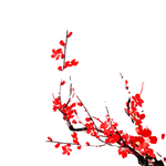 梅花树枝元素