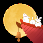 兔子 中秋月兔